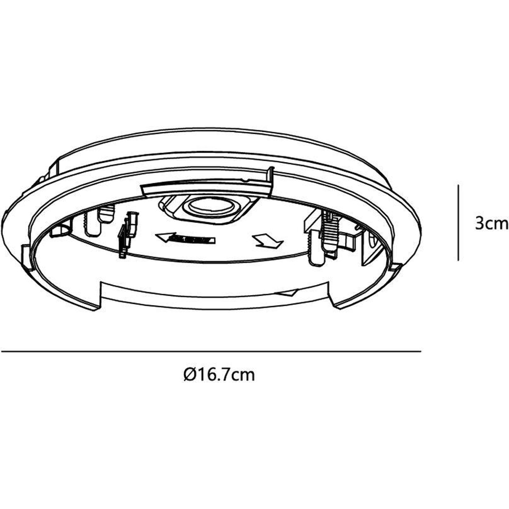 Nordlux Oja White Side Entry Base Accessory Image 4