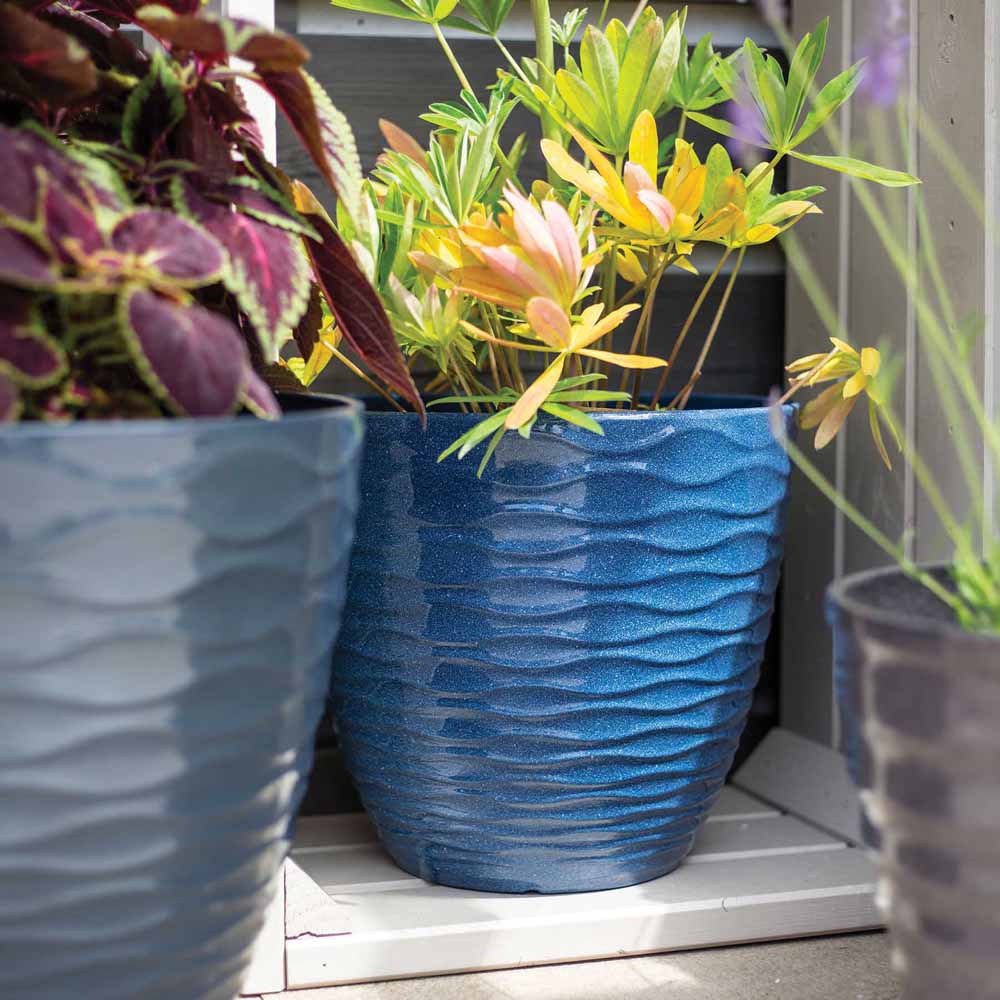 Plant Avenue Windermere Blue Plant Pot 33cm Image 3