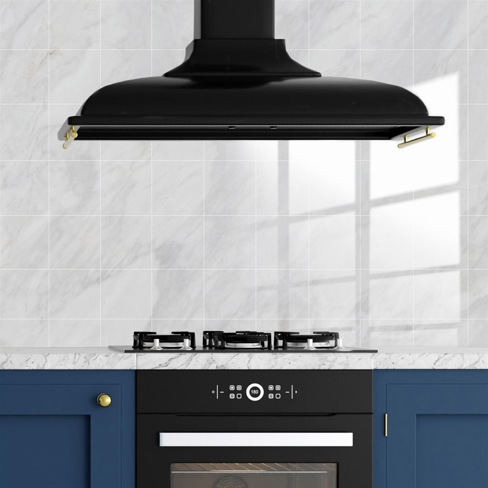 Walplus Marble Stone Light Grey Tile Sticker 24 Pack Image 2