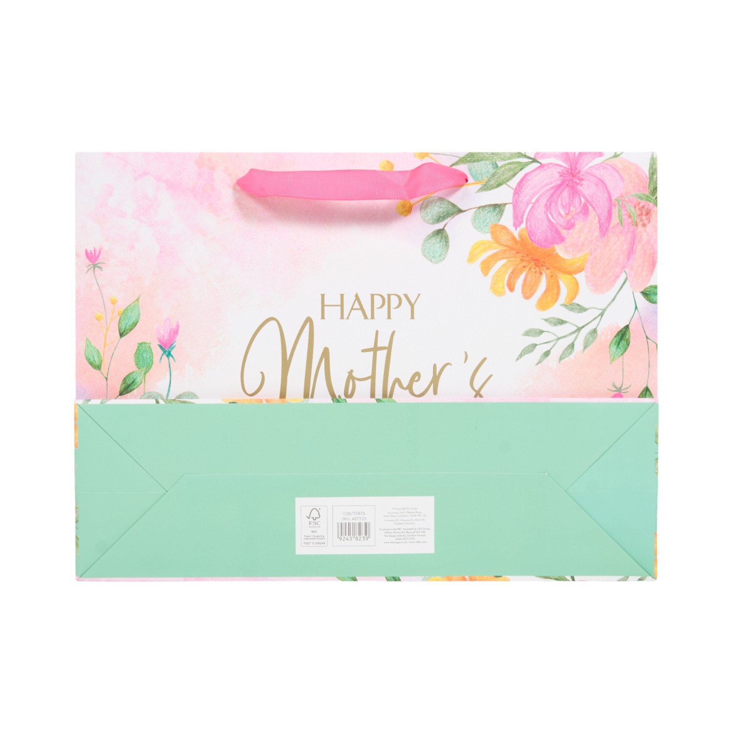 Mother's Day Shopper Gift Bag and Card Pink Image 3