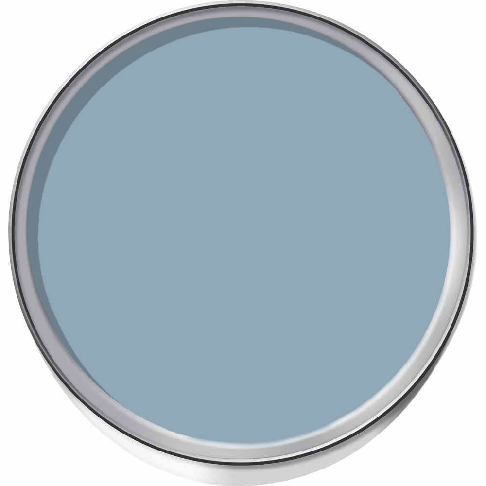 Wilko Tough & Washable Pottery Blue Matt Emulsion Paint 2.5L Image 4