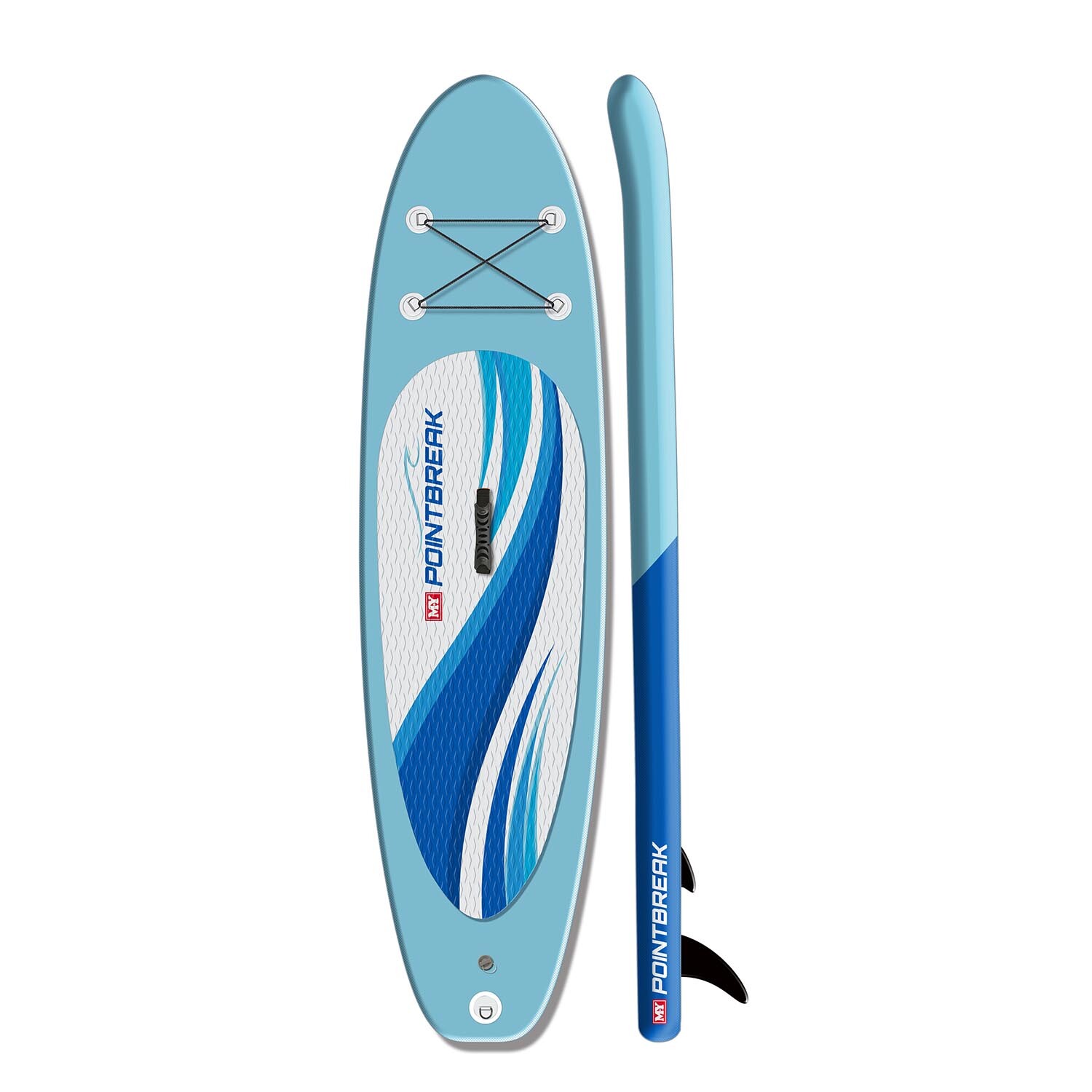 M.Y Stand Up Paddleboard Set 10' Blue Image 1