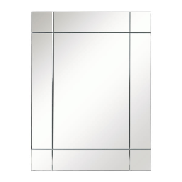 Wilko 40 x 50cm V Groove Mirror Wilko