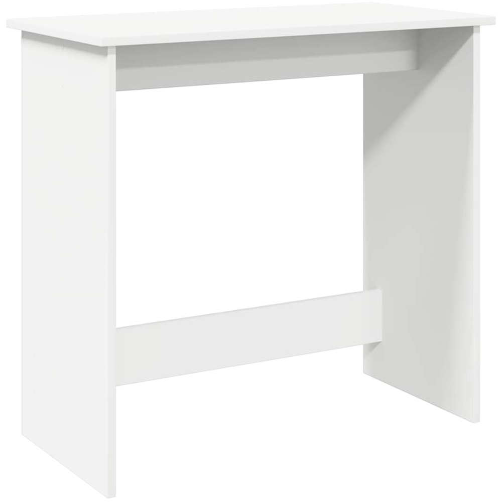 vidaXL Office Desk Concrete White Image 2