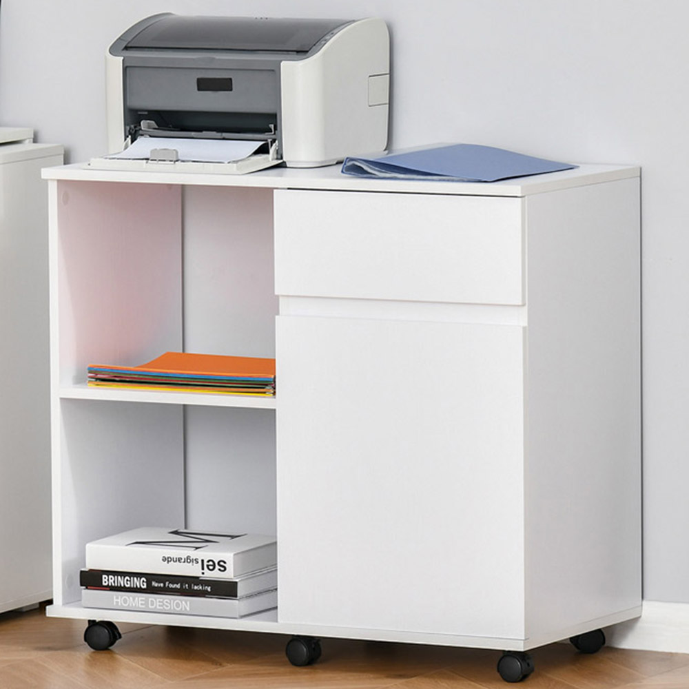 HOMCOM Open Storage Printer Stand Image 1