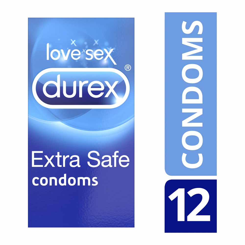 Durex Extra Safe Condoms 12 pack Image 1
