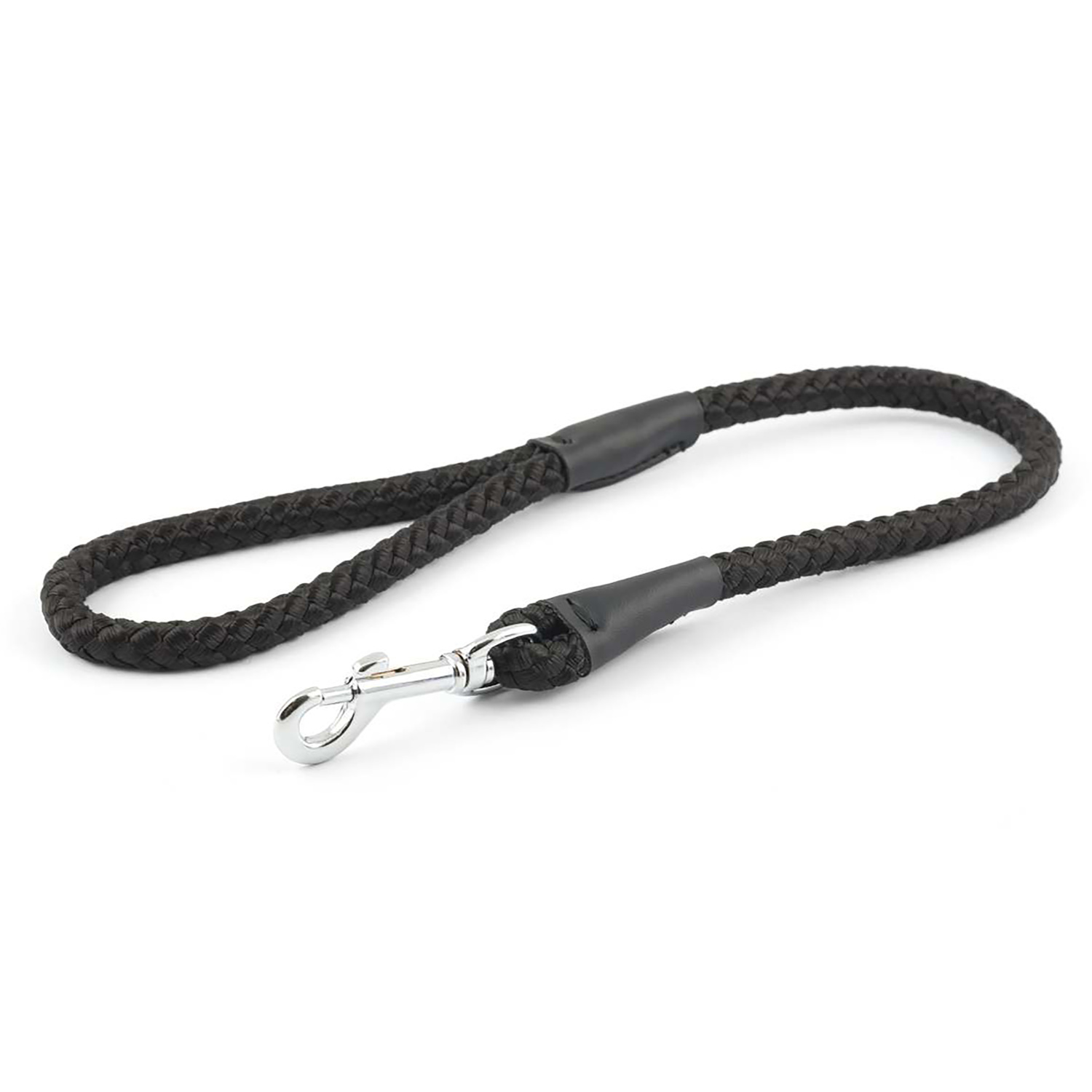 Nylon Rope Lead - Black / 2cm Image