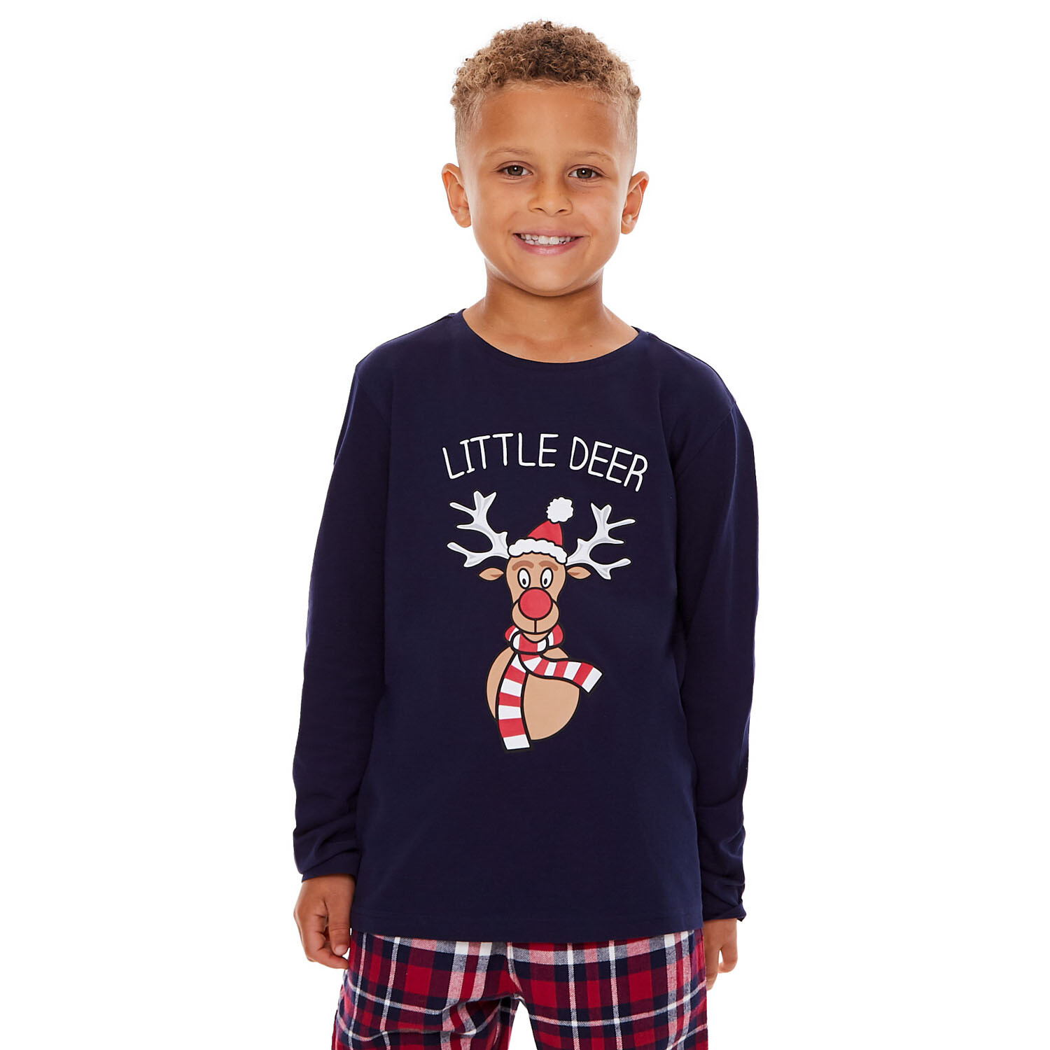 Kids Deer Loungewear Set - Navy / 8 - 10 Image 4