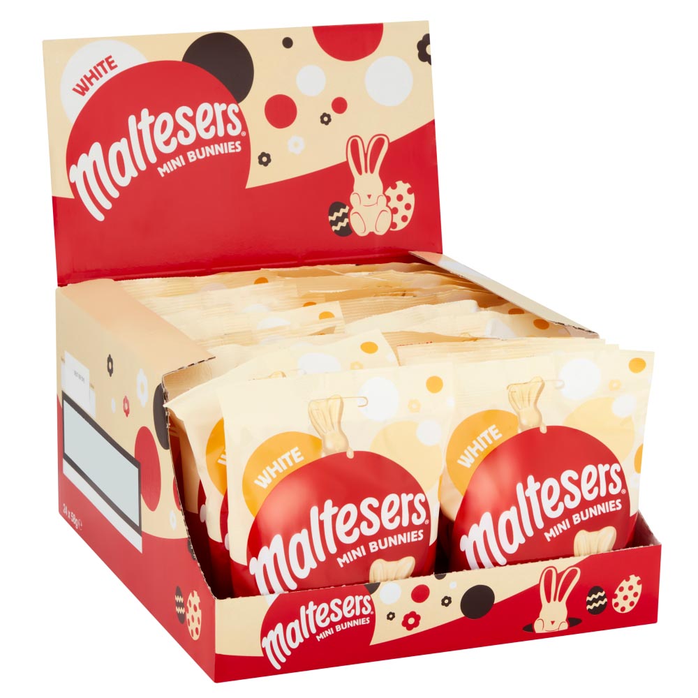 Maltesers White Mini Bunnies Bag 58g Wilko
