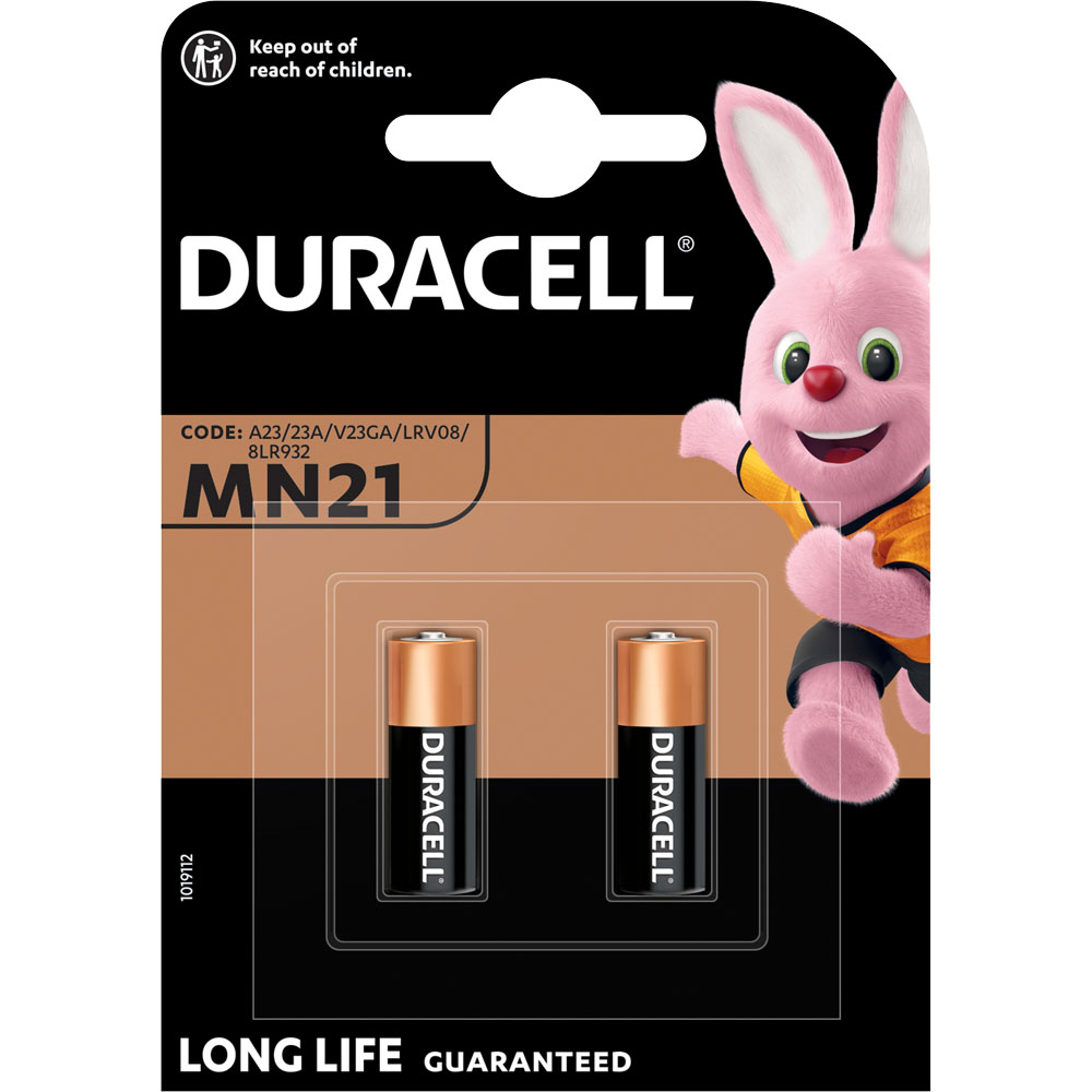 Duracell Specialty MN21 2 Pack 12v Alkaline Batteries Image 1