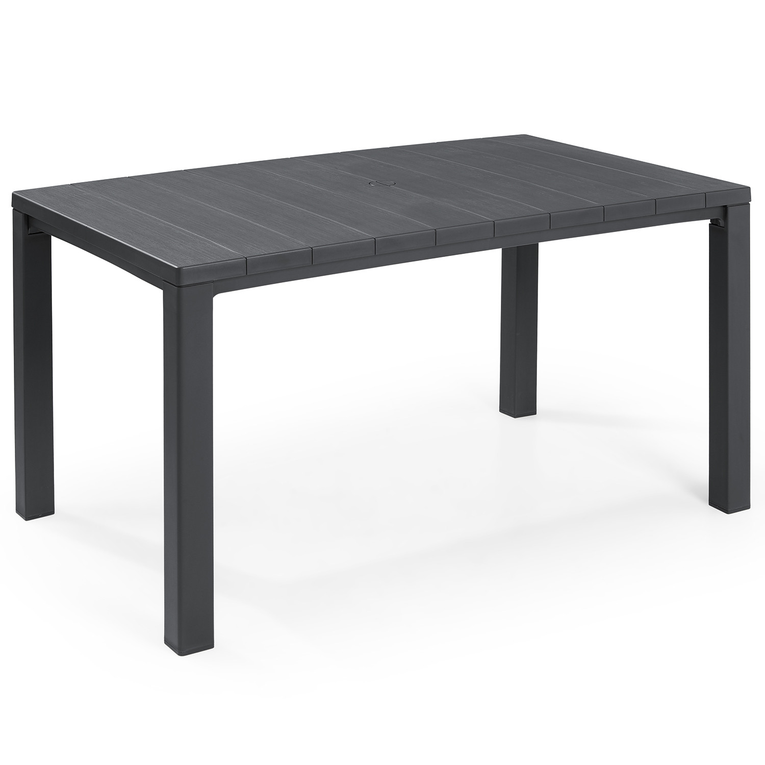 Keter Julie 6 Seater Patio Table Graphite Image 2