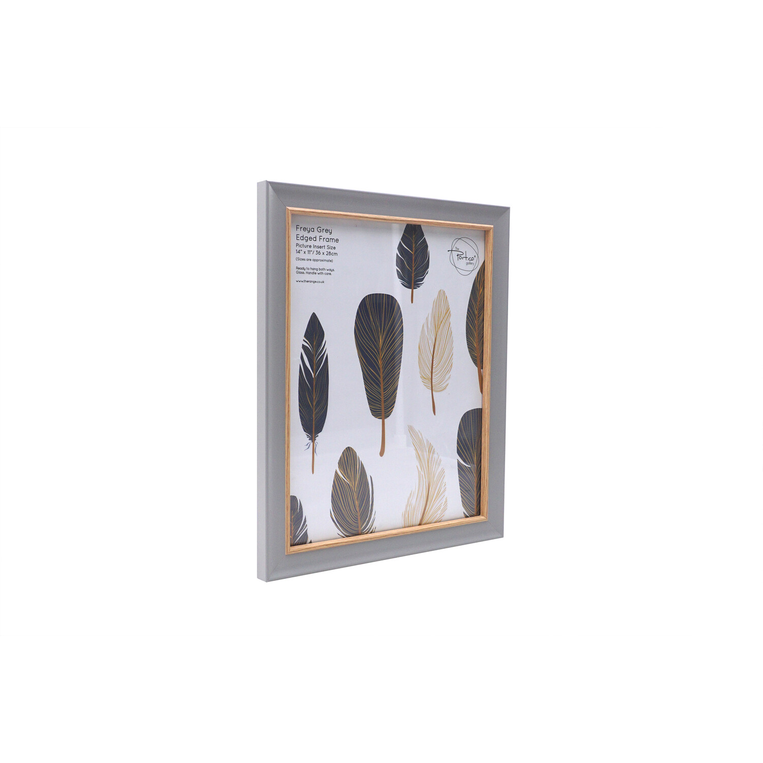 Freya Edged Frame - Grey / 14x11in Image 2