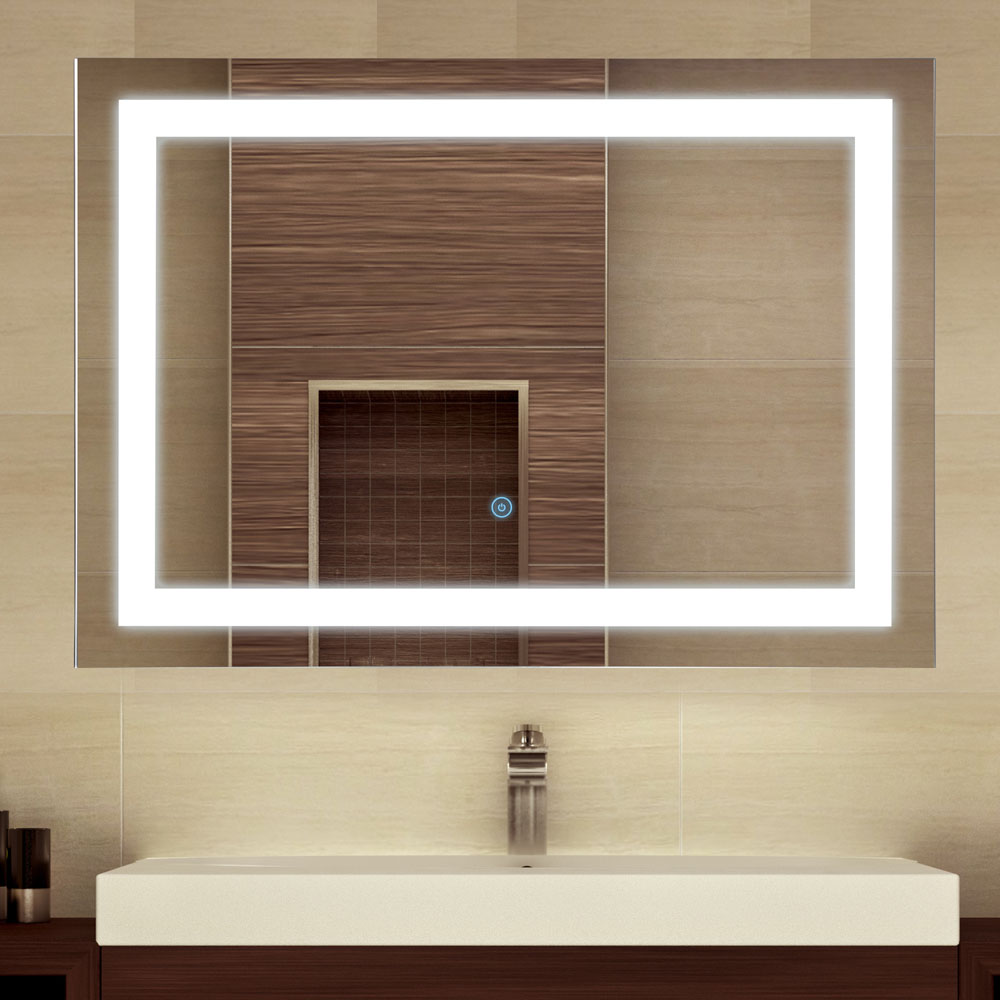 Kleankin LED Bathroom Mirror 70 x 50cm Image 6