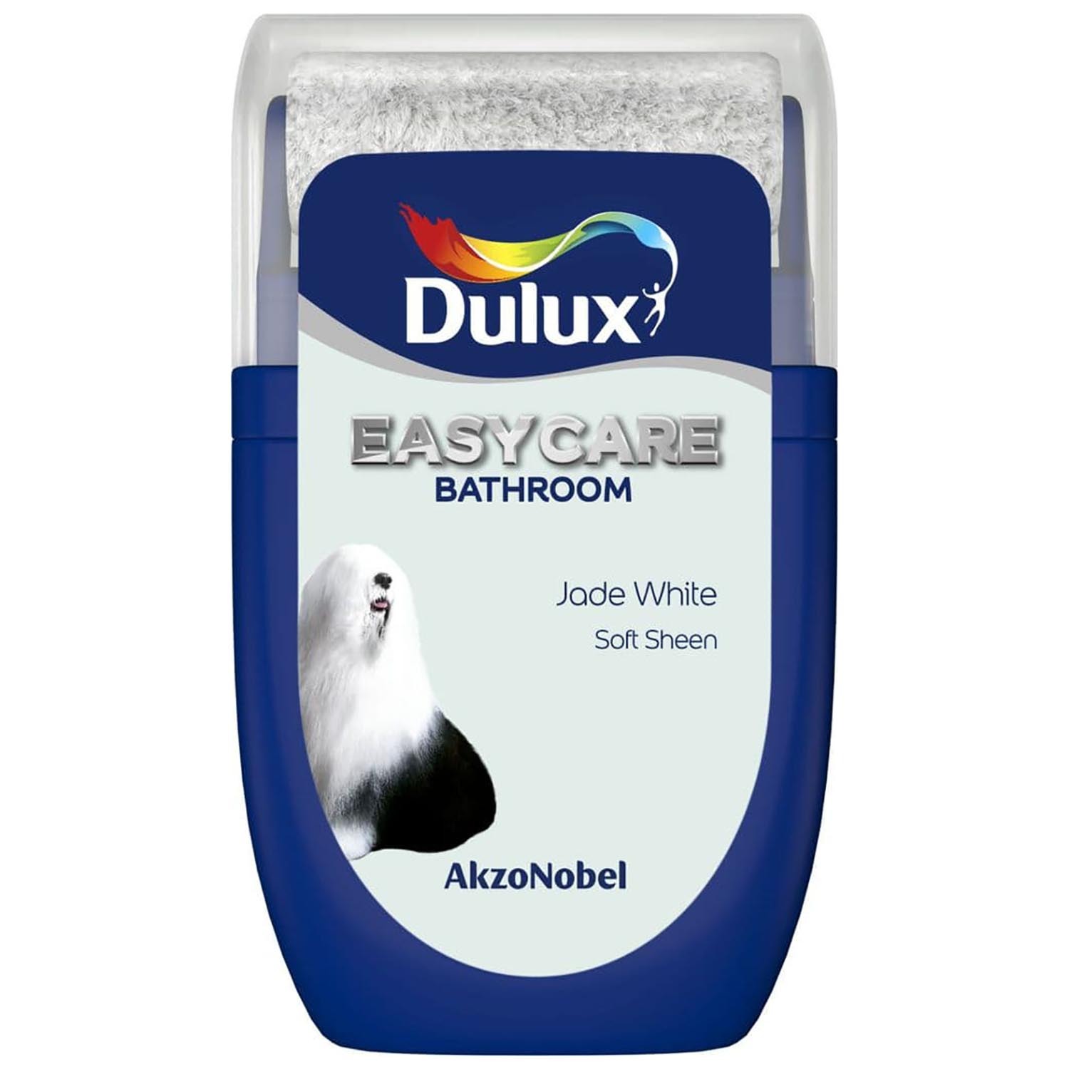 Dulux Easycare Jade White Soft Sheen Bath Tester 75ml Image 1