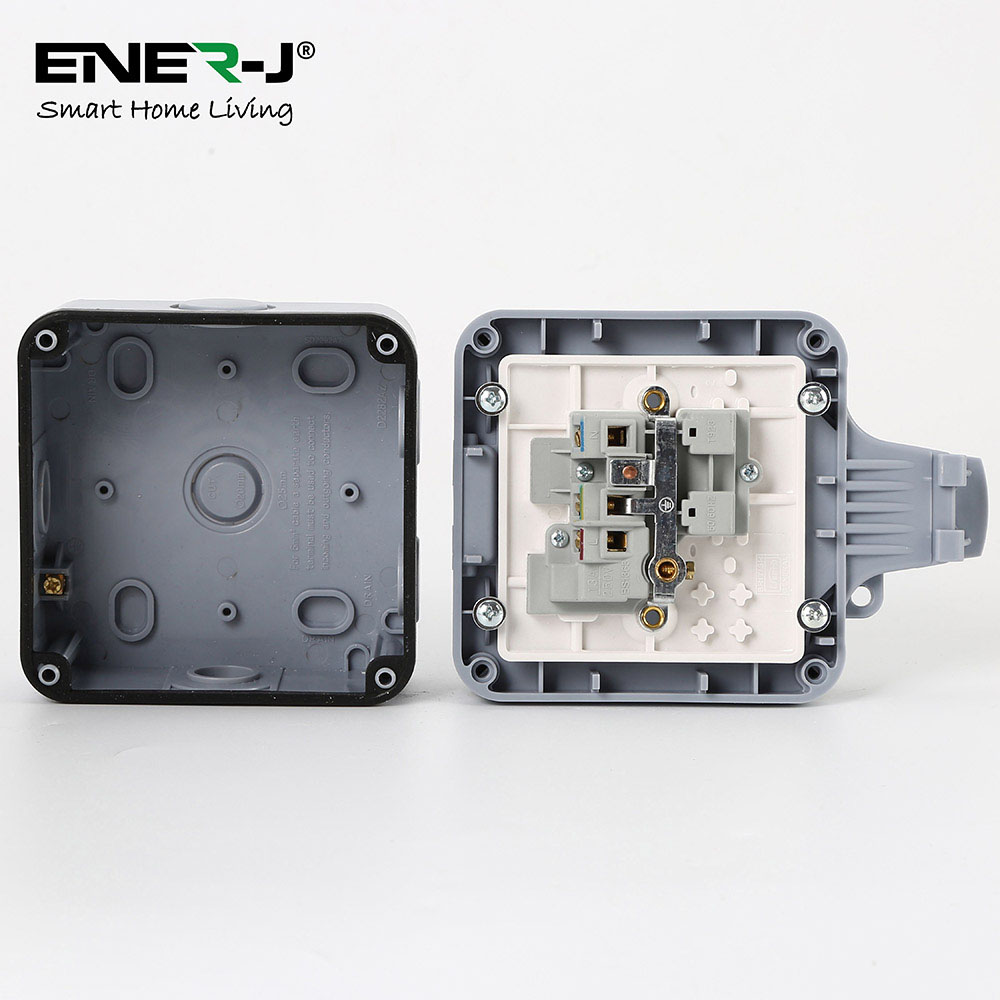 ENER-J 1 Gang 13A Single BS Socket and Switch Image 6