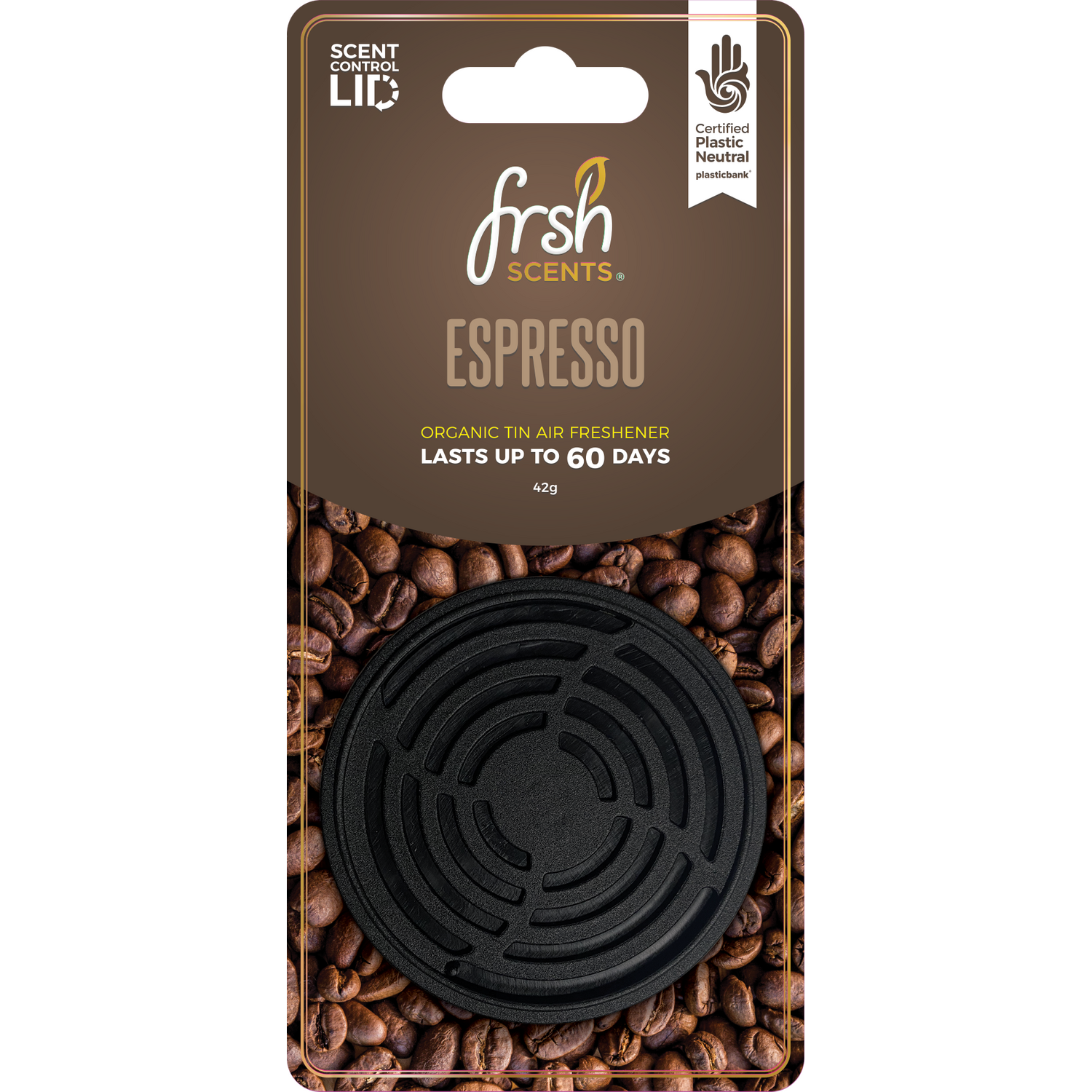Frsh Scents Air Freshener Tin Espresso Image 2
