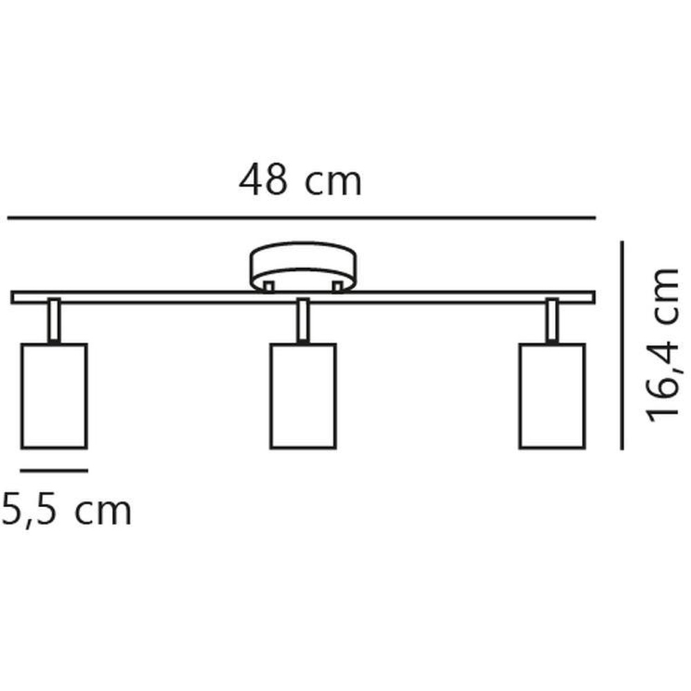 Nordlux Explore GU10 3-Rail Black Adjustable Spotlight Bar Image 3