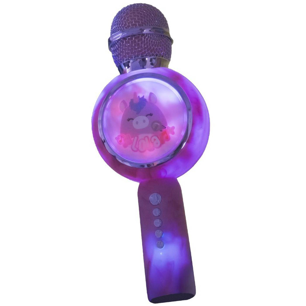 Lazerbuilt Squishmallows Lola The Unicorn Karaoke Microphone Image 4