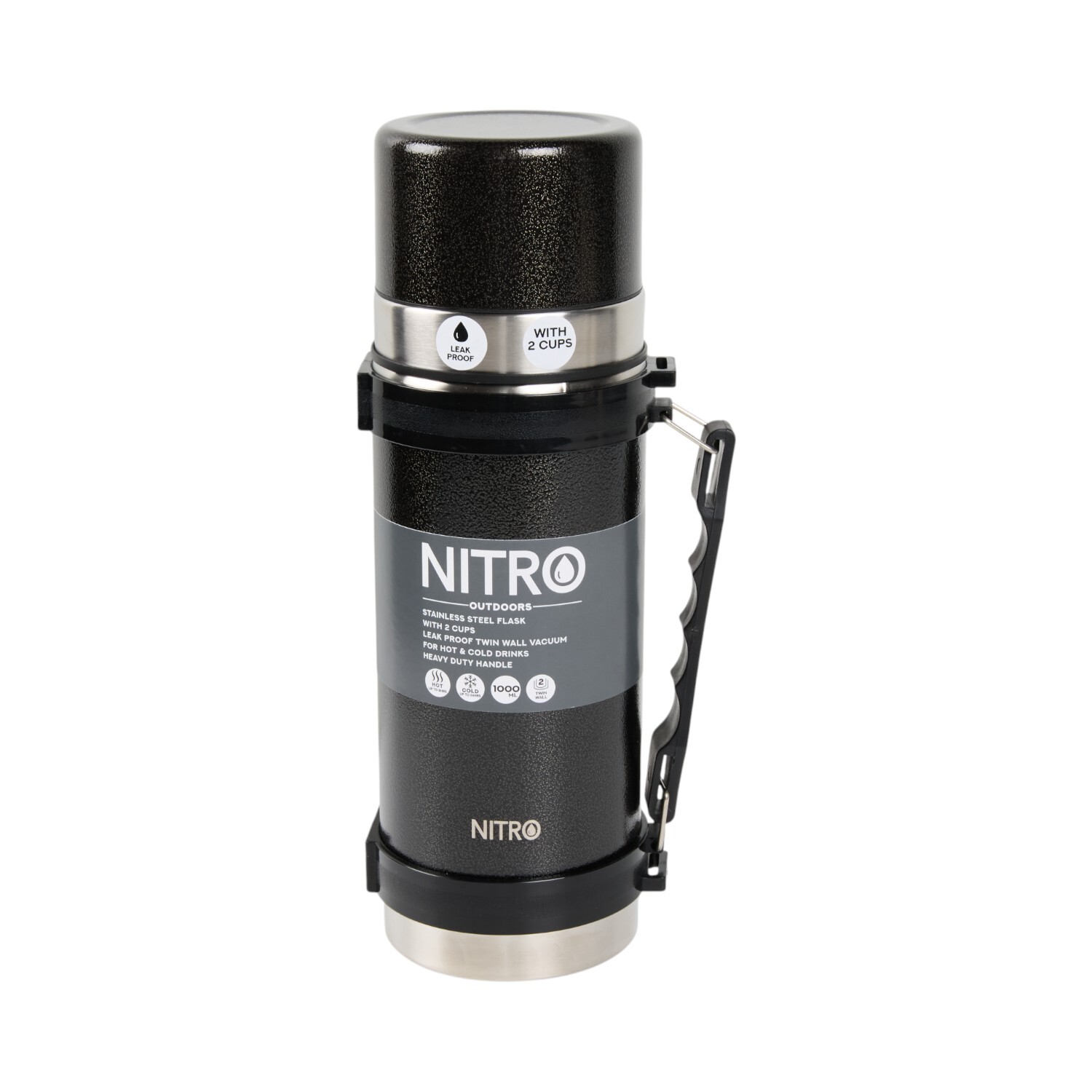 Nitro 2 Cup Stainless Steel Jumbo Vacuum Flask Image 5