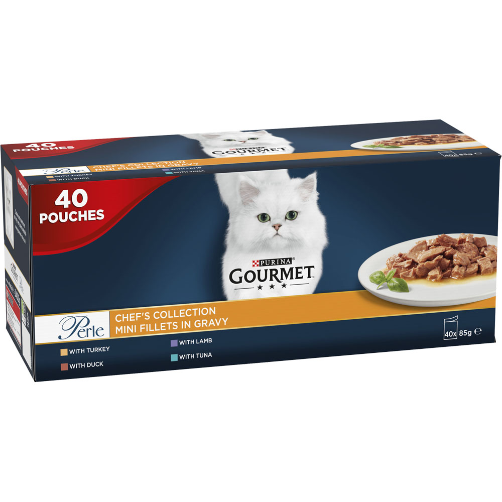Gourmet Perle Chef's Collection Mixed Cat Food 40 x 85g Image 2