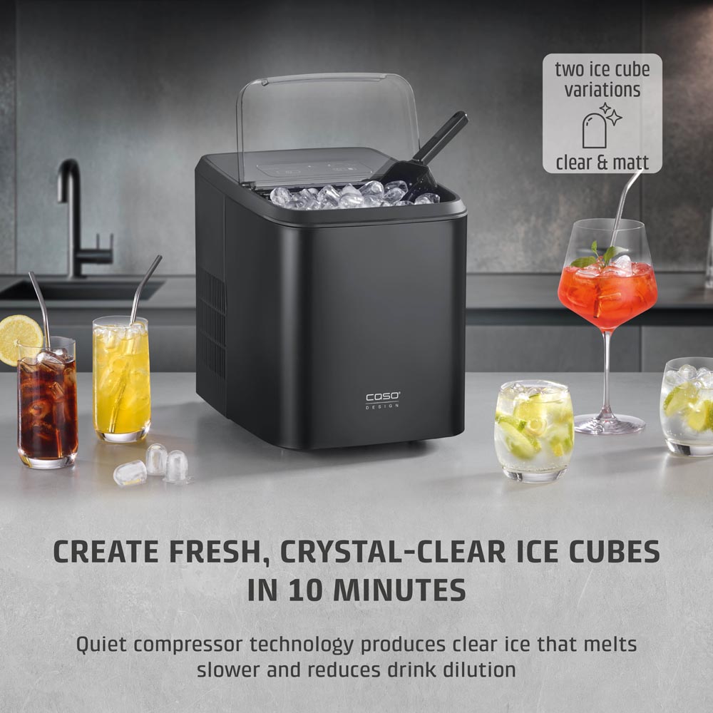 CASO Design ClearIce Advanced 3403 Black 1.5L Ice Cube Maker Image 2