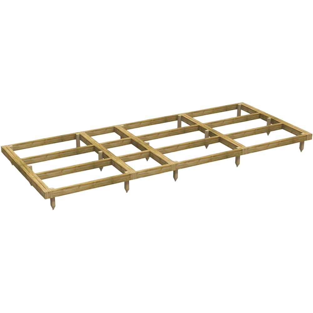 Power Sheds Timber Shed Base Kit 14 x 6ft Image 1