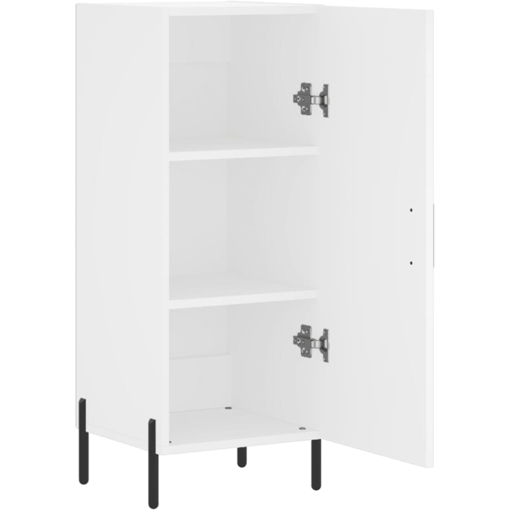 vidaXL Single Door White Sideboard Image 5