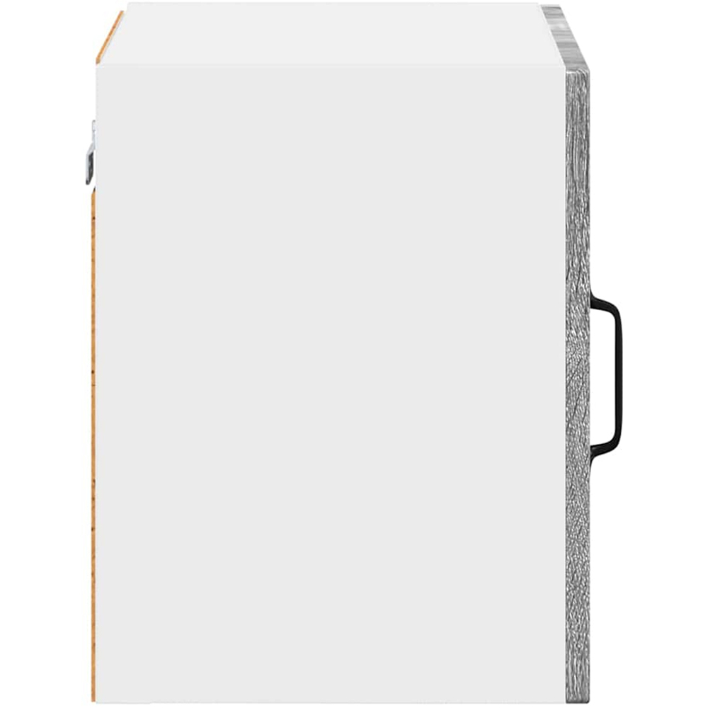 vidaXL Kalmar Single Door Grey Sonoma Wall Mounted Square Kitchen Cabinet Set of 2 Image 7