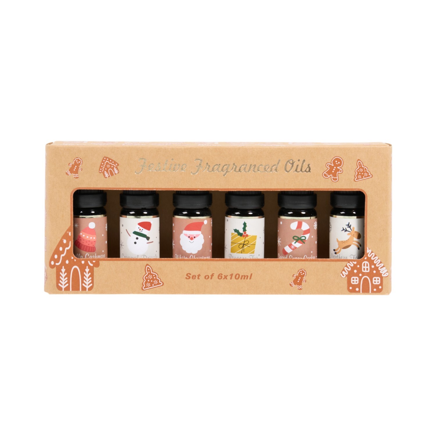 Set of 6 Novelty Fragranced Oils Image 1