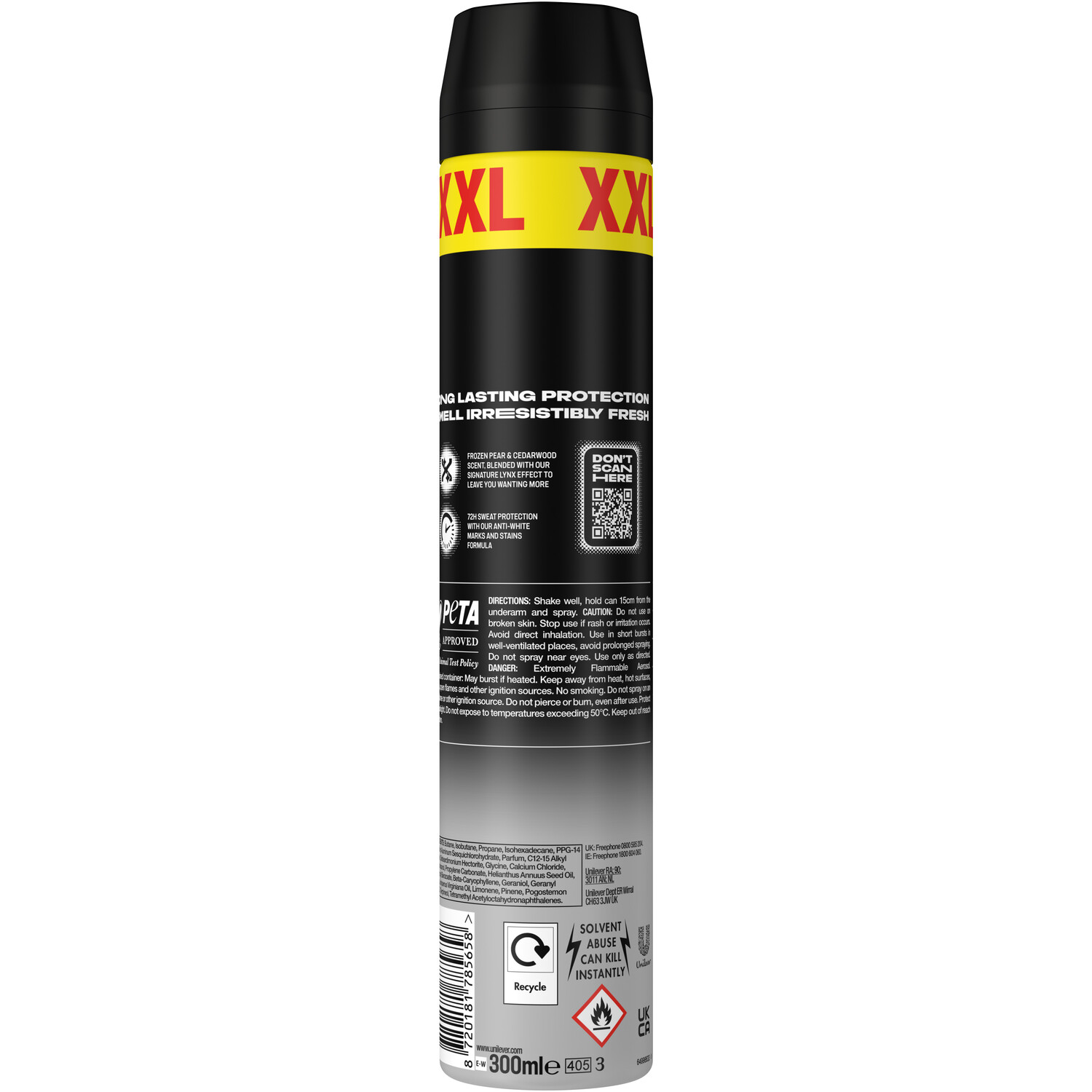 Lynx Black 72 Hour Anti-Perspirant Spray Image 2