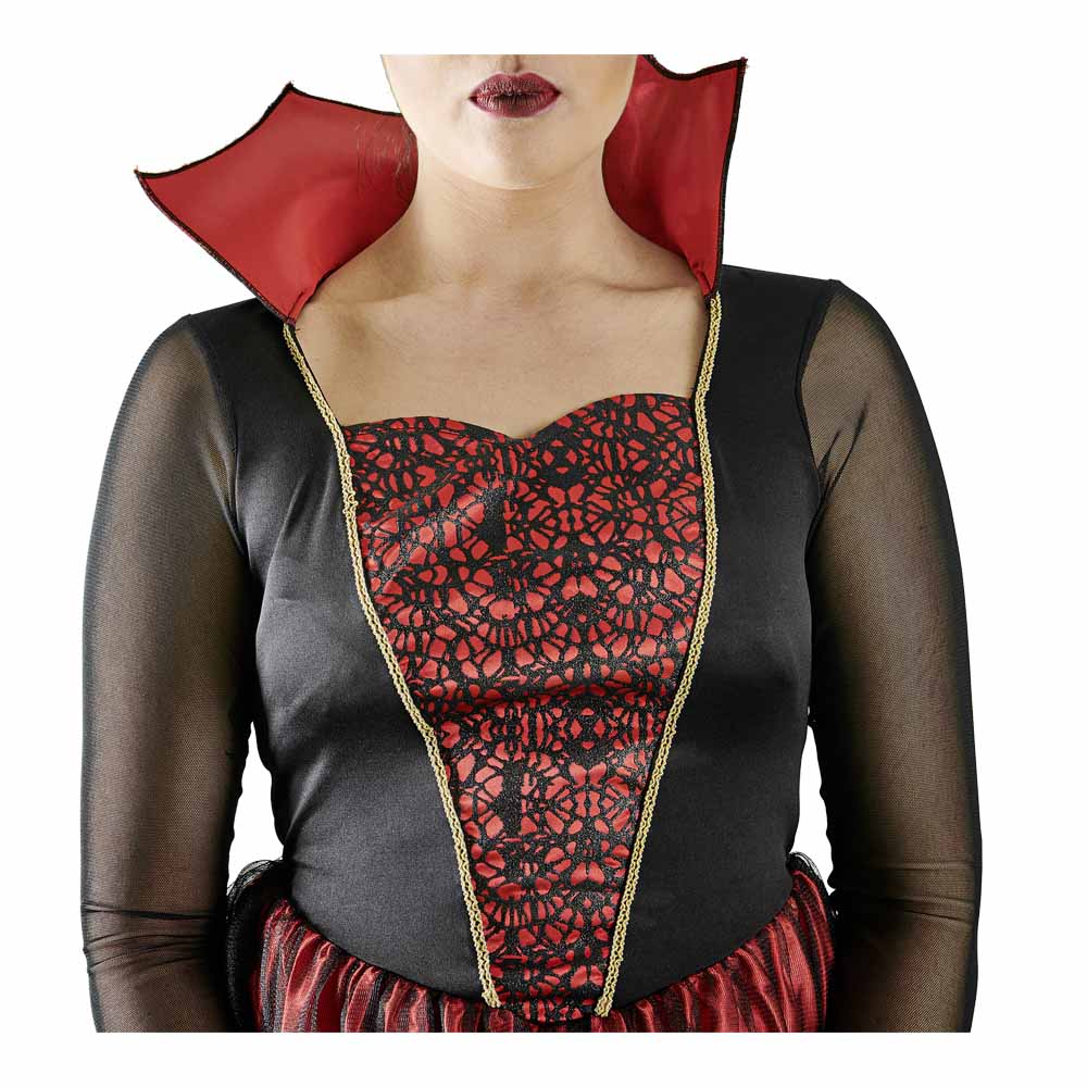 Wilko Halloween Vampiress Costume Size 8-10 Image 4