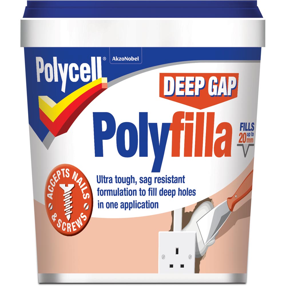 Polycell Deep Gap Polyfilla 1L Image 1