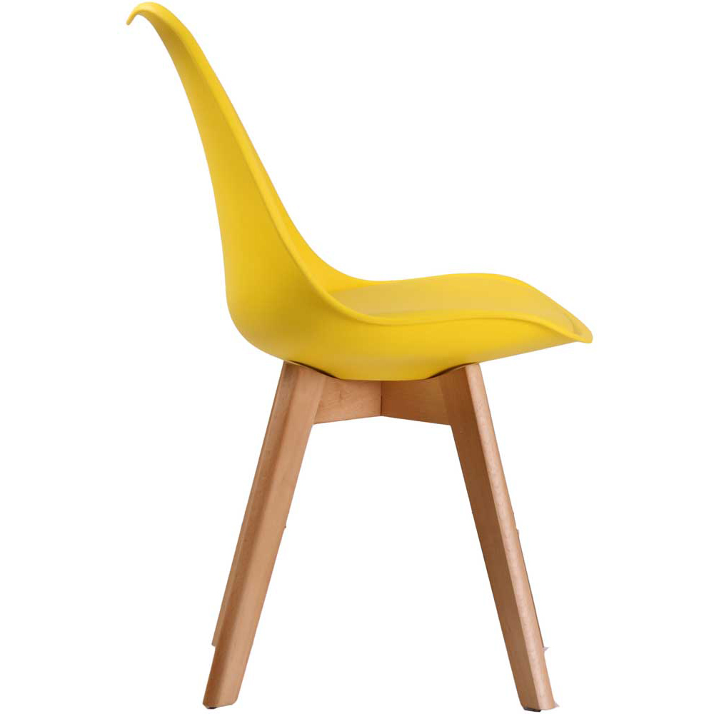 Louvre Set of 2 Yellow Dining Chair Image 3