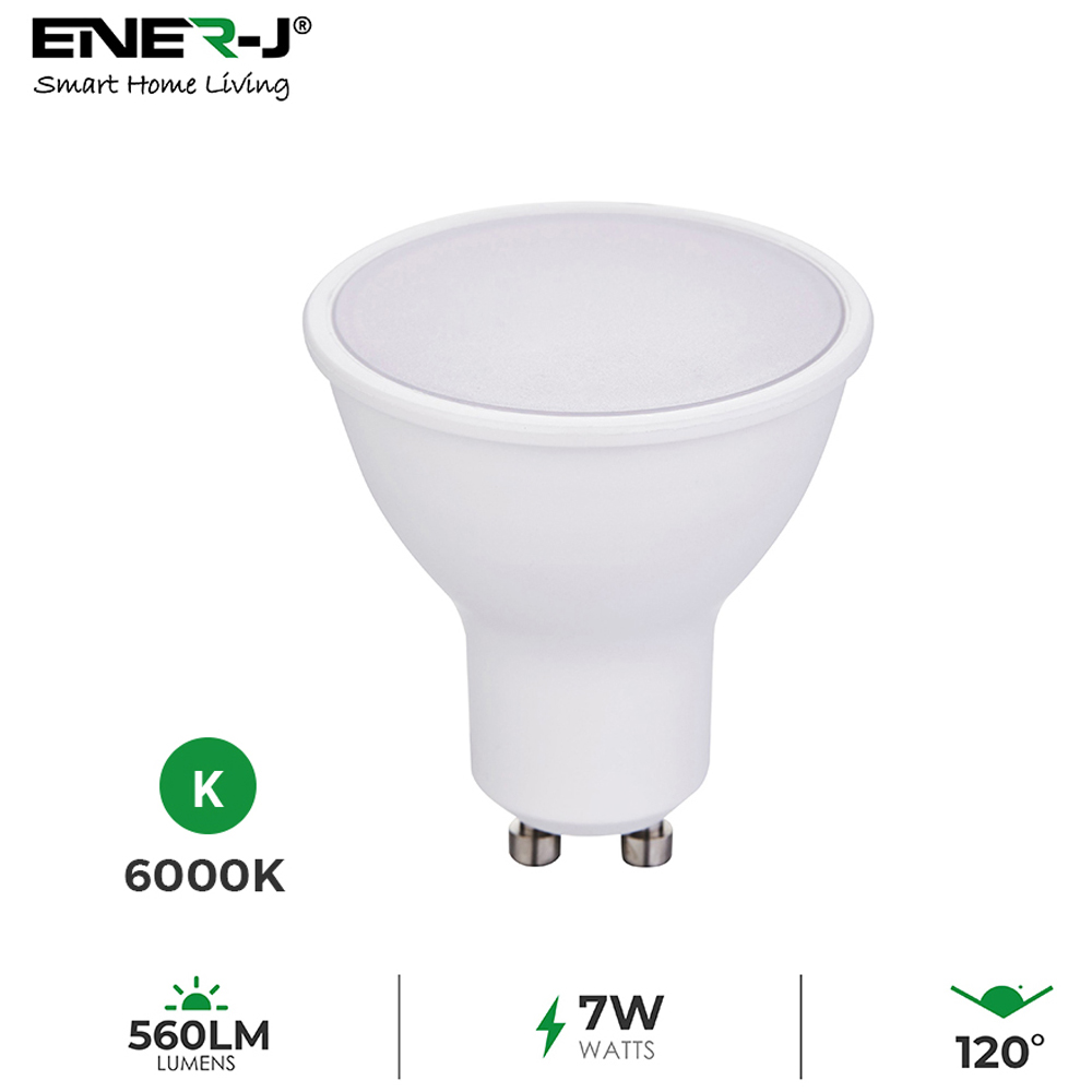 Ener-J 7W GU10 550Lm 6000K LED Lamp 10 Pack Image 3