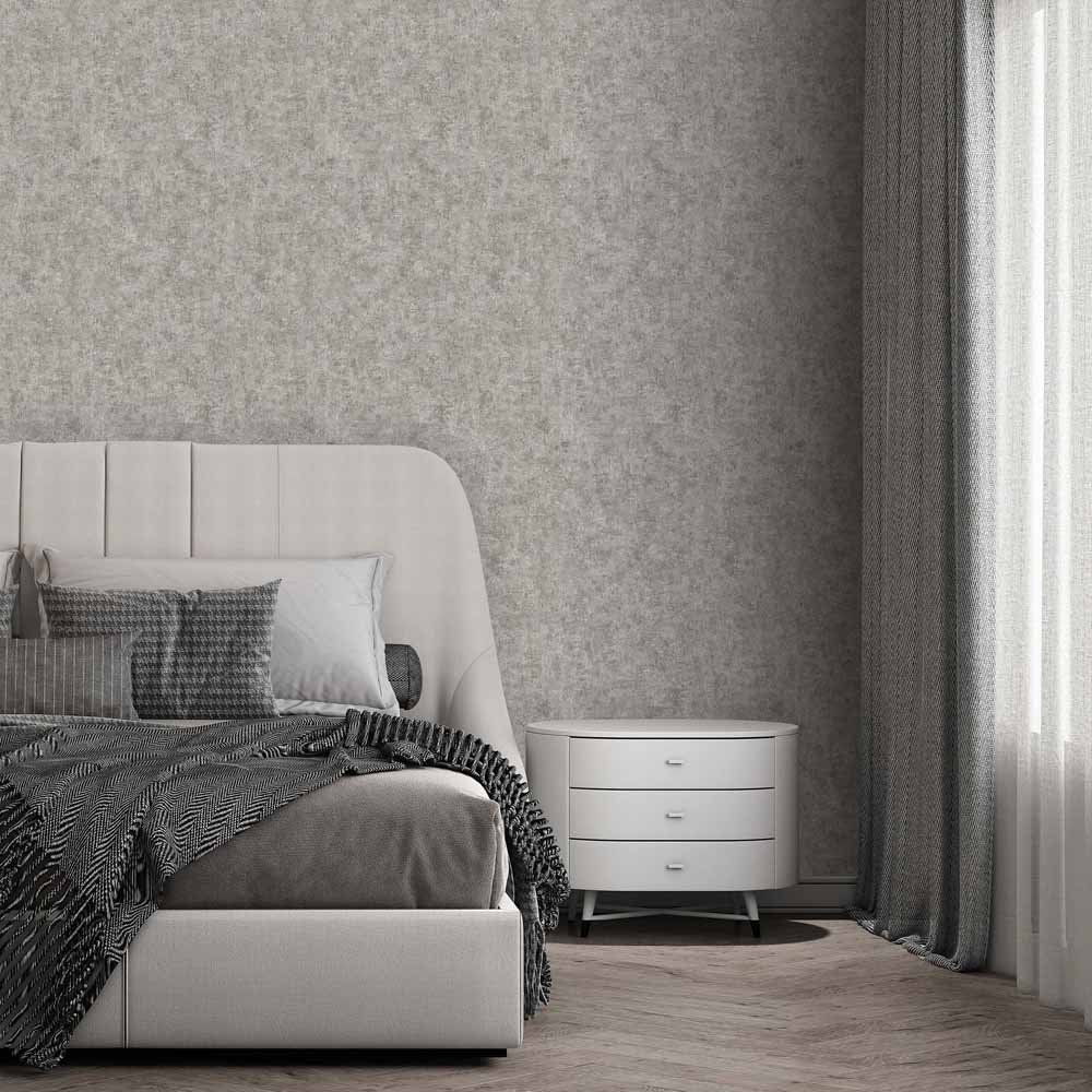 Muriva Colden Grey Textured Wallpaper Image 4