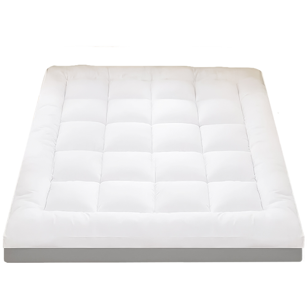 Alivio Small Single Microfiber Quilted Mattress Topper Image 1
