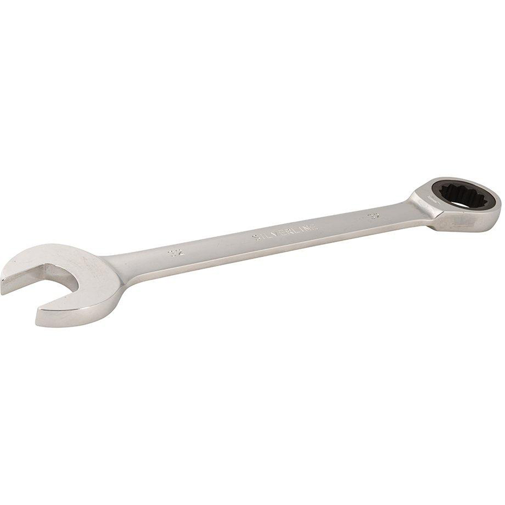 Silverline Fixed Head Ratchet Spanner 32mm Image 1