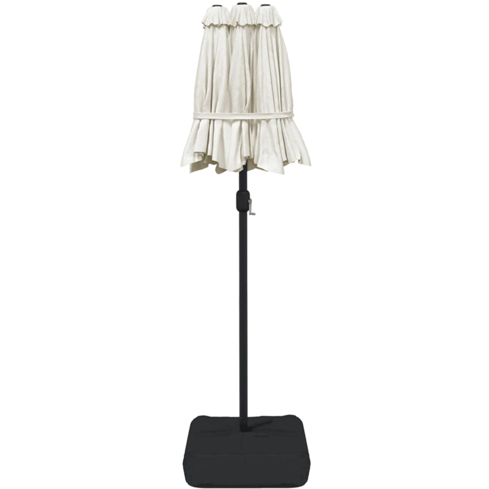 vidaXL White Double Head Parasol 3 x 1.4m Image 4