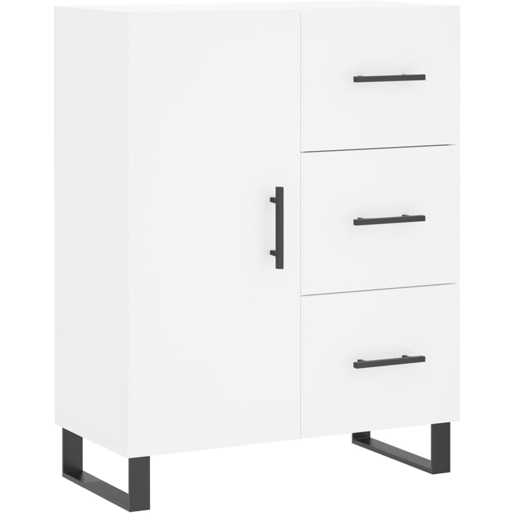 vidaXL 3 Door 3 Drawer White Highboard Image 7