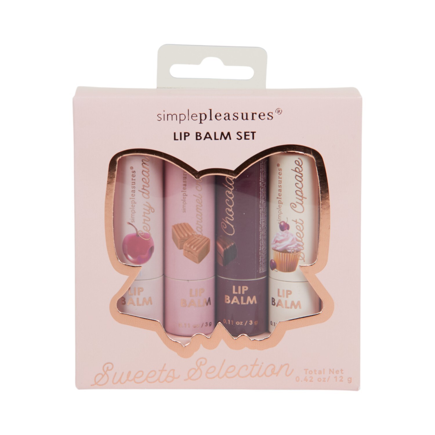 Pack of 4 Chunky Sweet Lip Balms Image 1