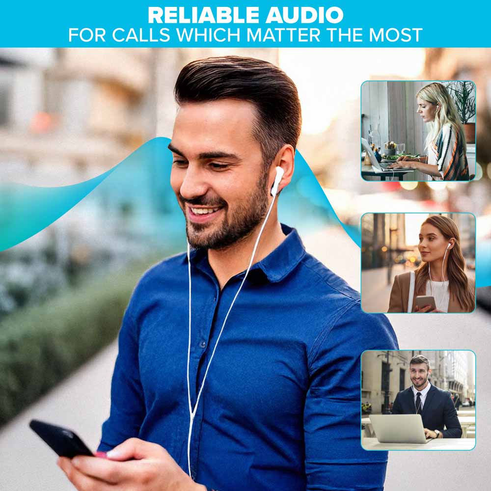 Maplin White Wired Earbuds USB-C Image 5