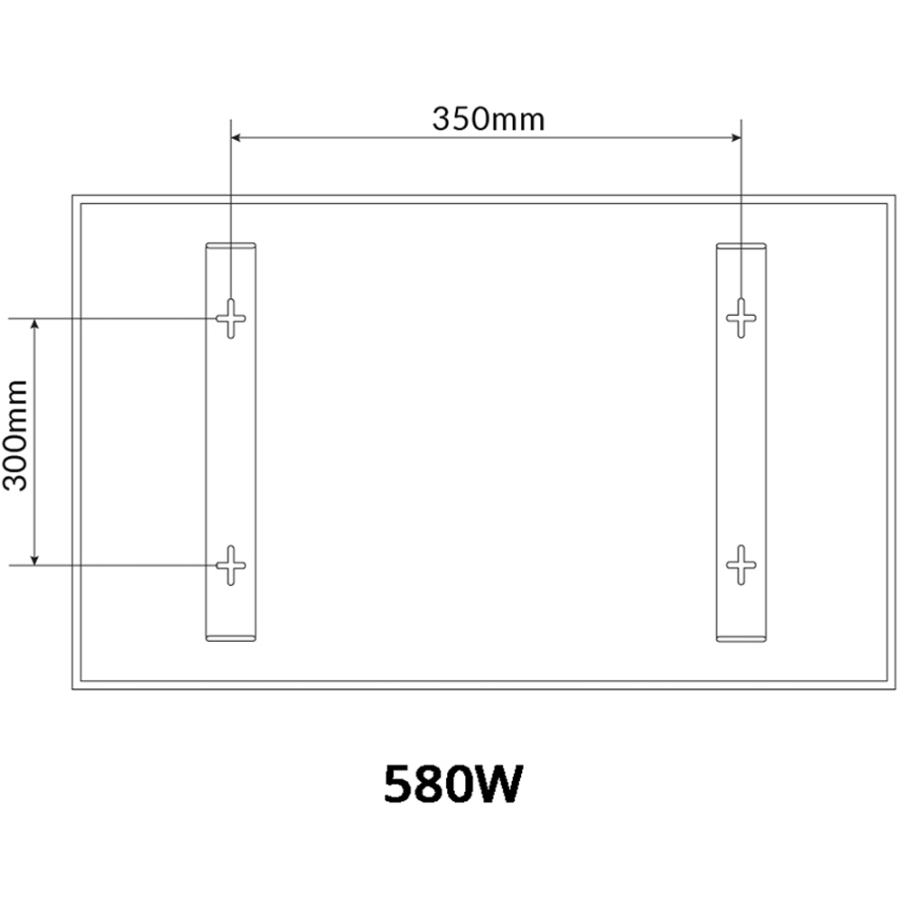 Mirrorstone Nexus 580W Arabella Wi-Fi Infrared Heating Panel 595 x 995mm Image 9