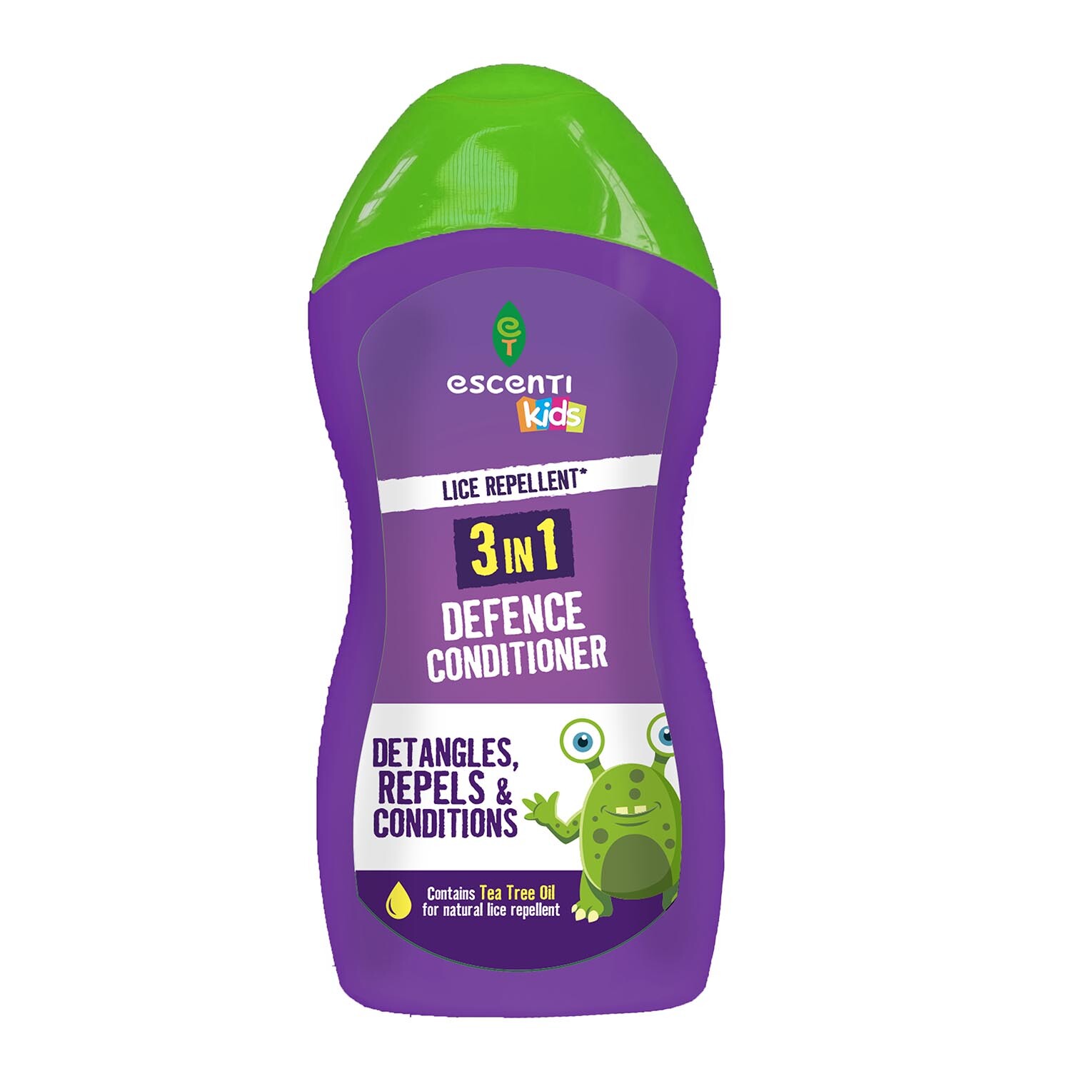 Escenti Kids Lice Repellent 3-in-1 Defence Conditioner - Purple Image
