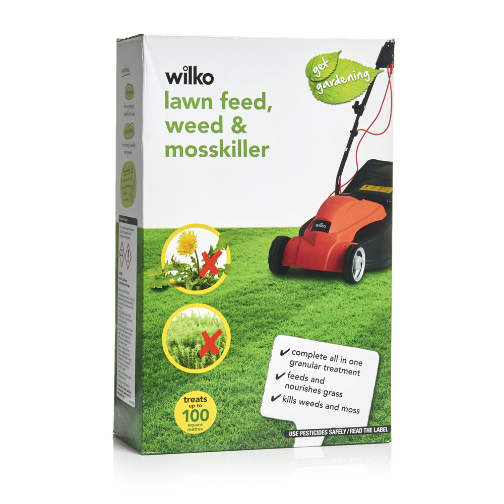 Wilko Lawn Feed Weed And Moss Killer 3.5kg Image