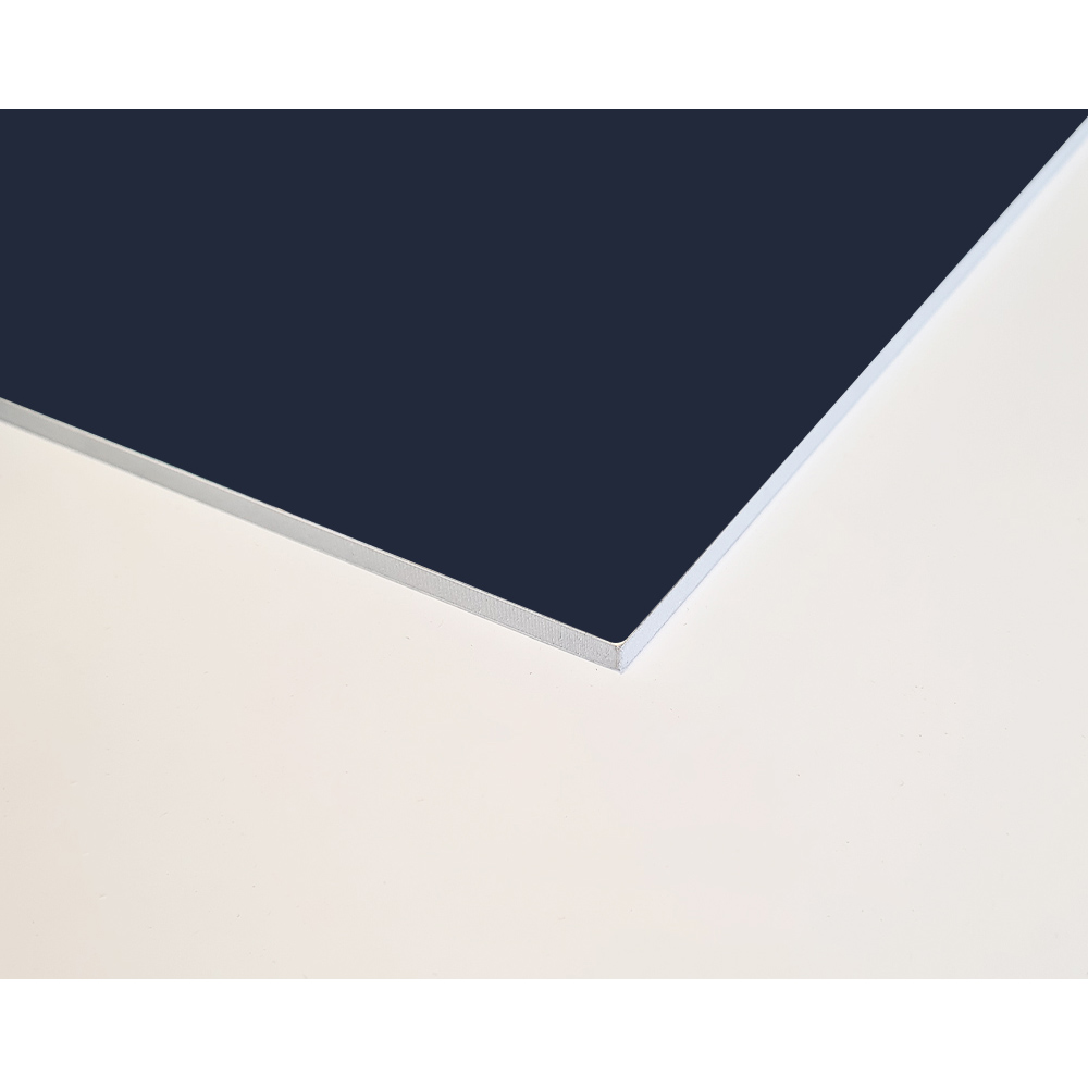 Wetwall Alloy Deep Sea Blue and Smoked Rose Double Sided Shower Wall Panel 600mm Image 2