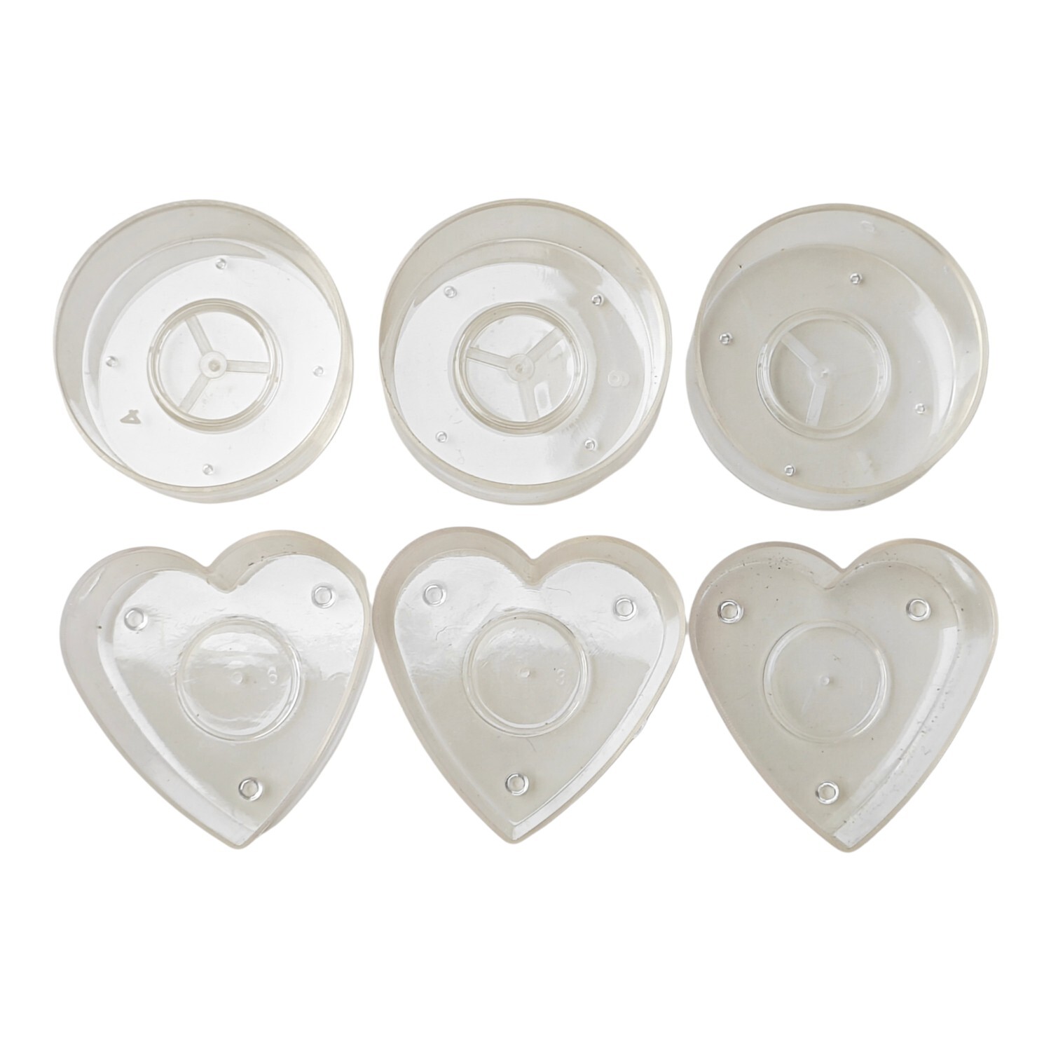 Pack of 6 Candle Holders White Image 4