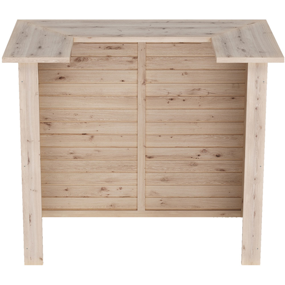 Living and Home Fir Wood Garden Bar 125 x 60cm Image 3