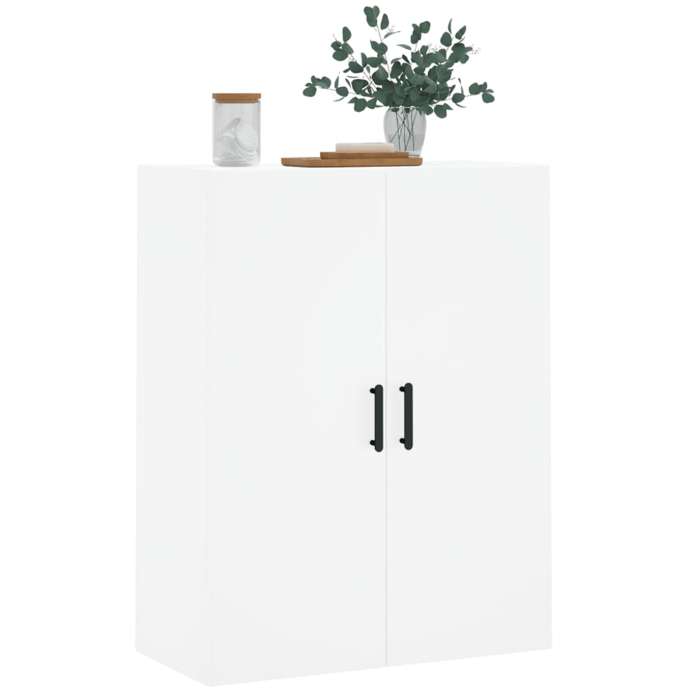 vidaXL 2 Door White Wall Mounted Cabinet Image 3