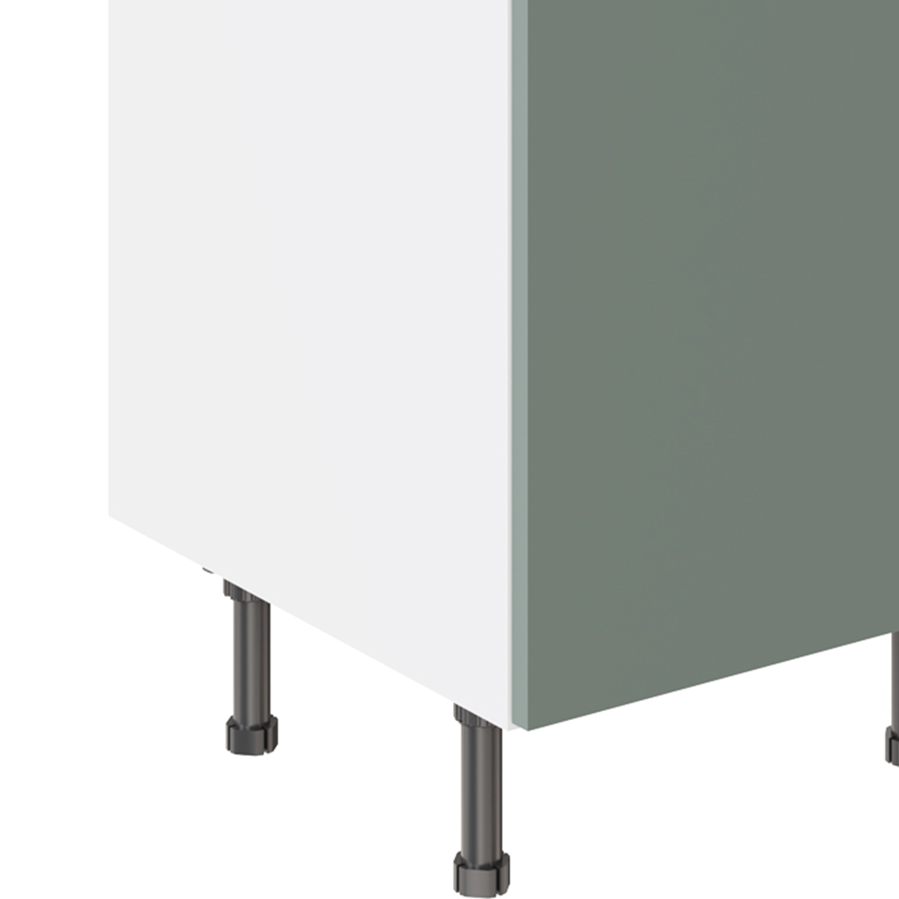 Kitchen Kit Slab Supermatt Agave Green Drawerline Base Cabinet 500mm Image 3