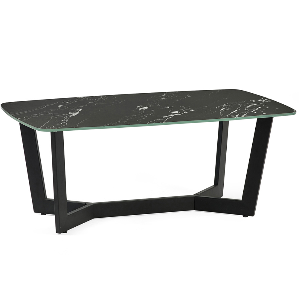 Julian Bowen Olympus Black Marble Coffee Table Image 2